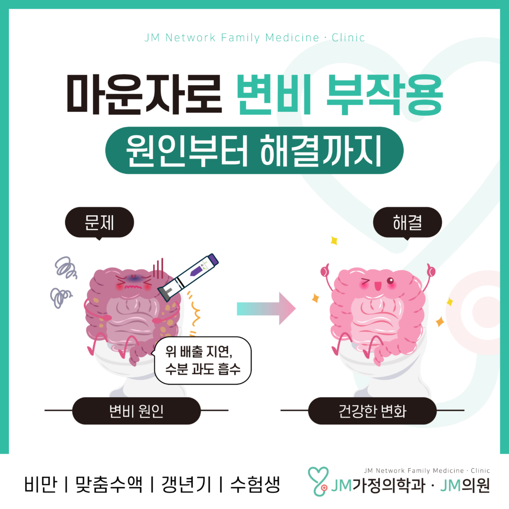 마운자로변비부작용원인부터해결까지
