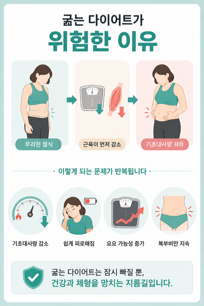 굶는 다이어트가 위험한 이유
