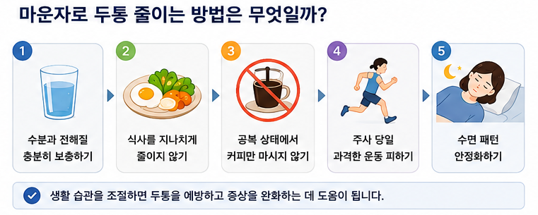 마운자로부작용두통