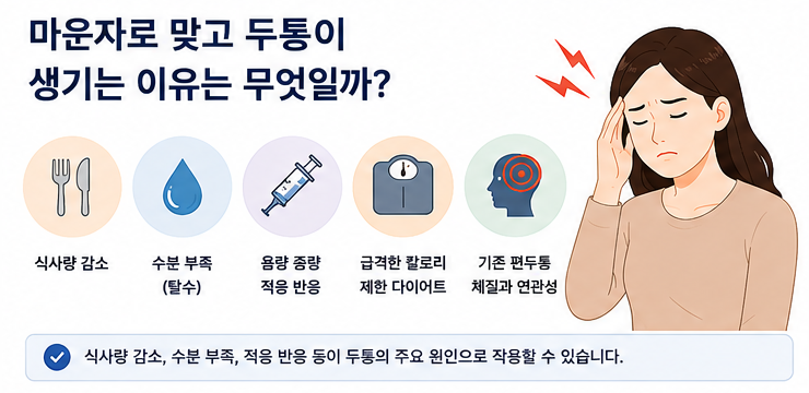 마운자로부작용두통