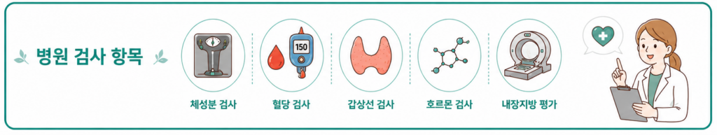 갱년기 비만 병원 검사 종류