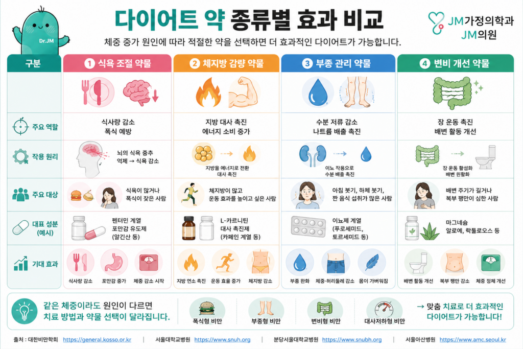 다이어트 약 종류