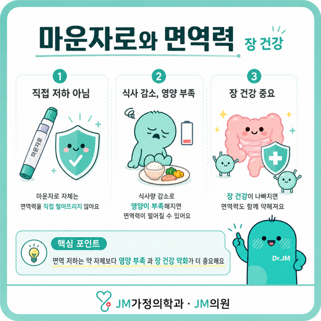 마운자로와면역력
