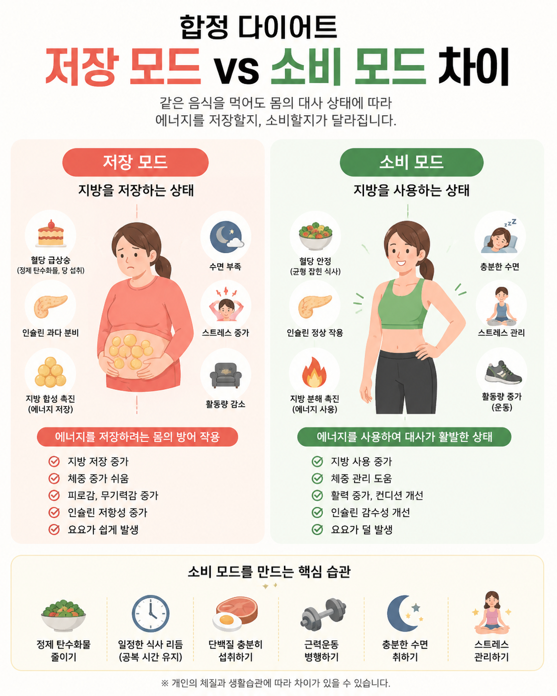 합정 다이어트 적게 먹는데도 살이 안 빠지는 이유 대사부터 확인