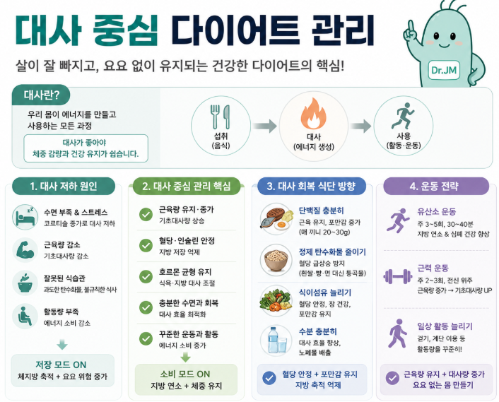 제이엠가정의학과 분당점 대사 중심 다이어트 관리