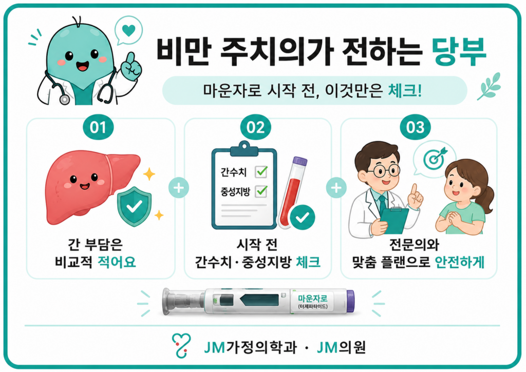 당뇨환자마운자로시작전체크
