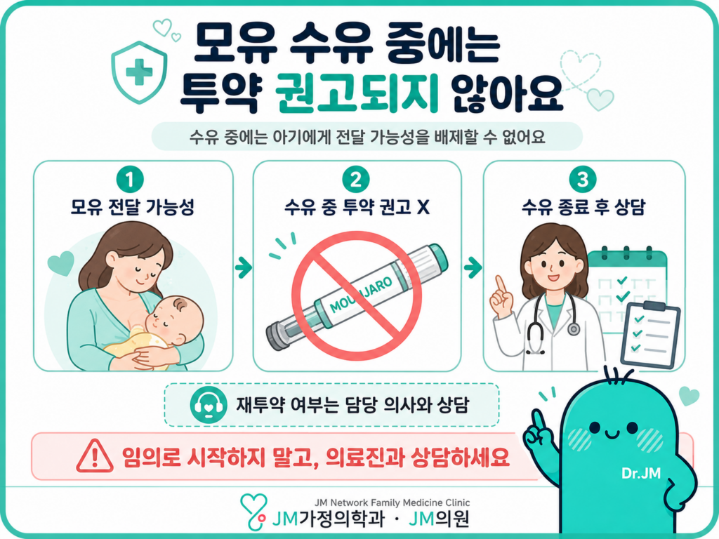 모유수유중마운자로