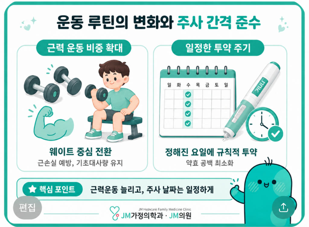 마운자로 운동루틴
