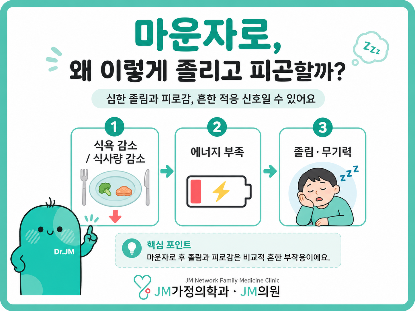 마운자로 부작용? 극심한 졸음·피로감 유발하는 3가지 원인과 해결법