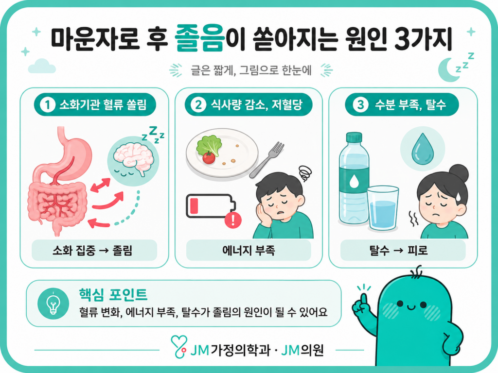마운자로졸림원인