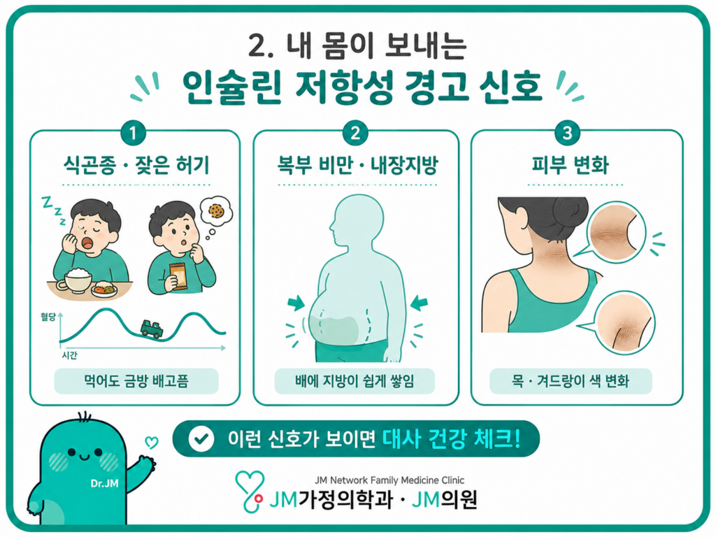 단요 전단계 인슐린저항성경고신호