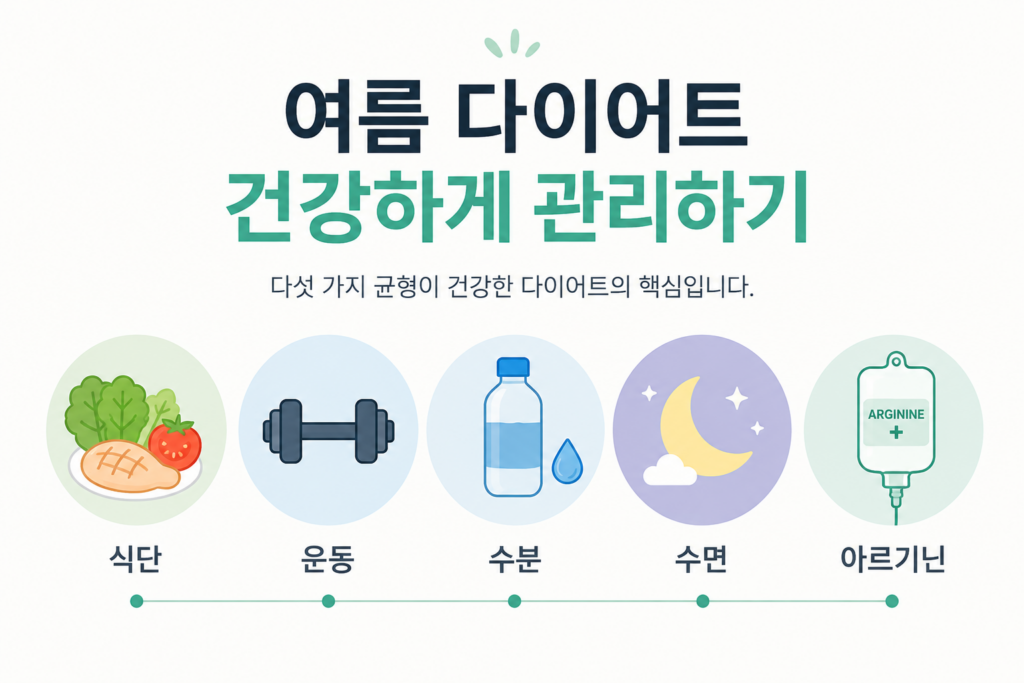 여름 다이어트 건강하게 하는 방법