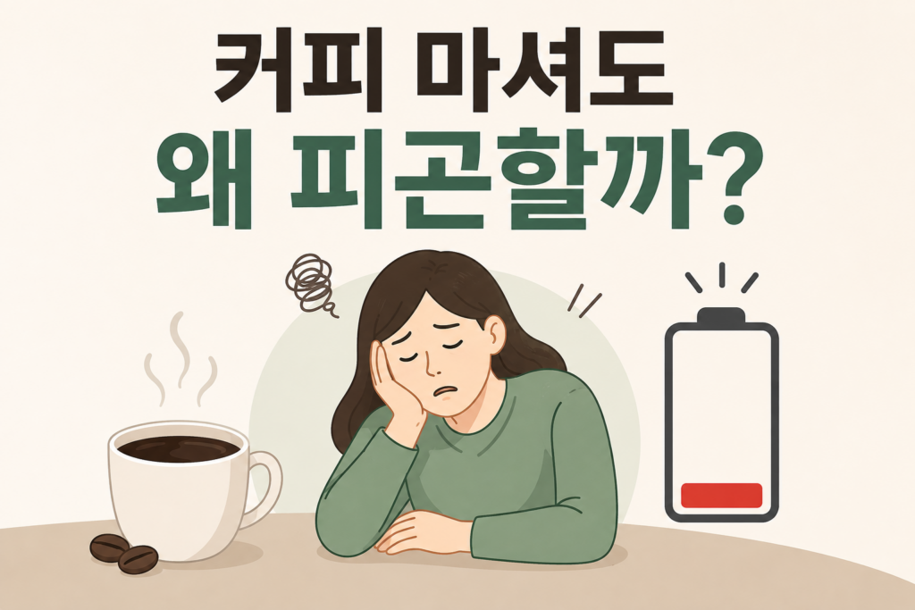 커피 마셔도 왜 피곤할까?