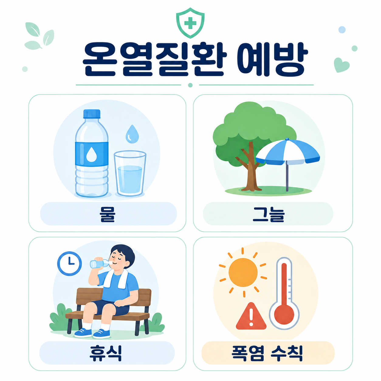 온열질환 여름 폭염에 꼭 알아야 할 증상과 대처법