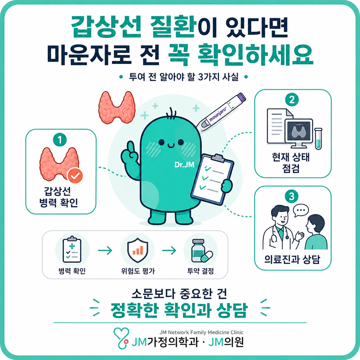 마운자로와 갑상선암의 진실! 반드시 알아야 할 3가지 사실