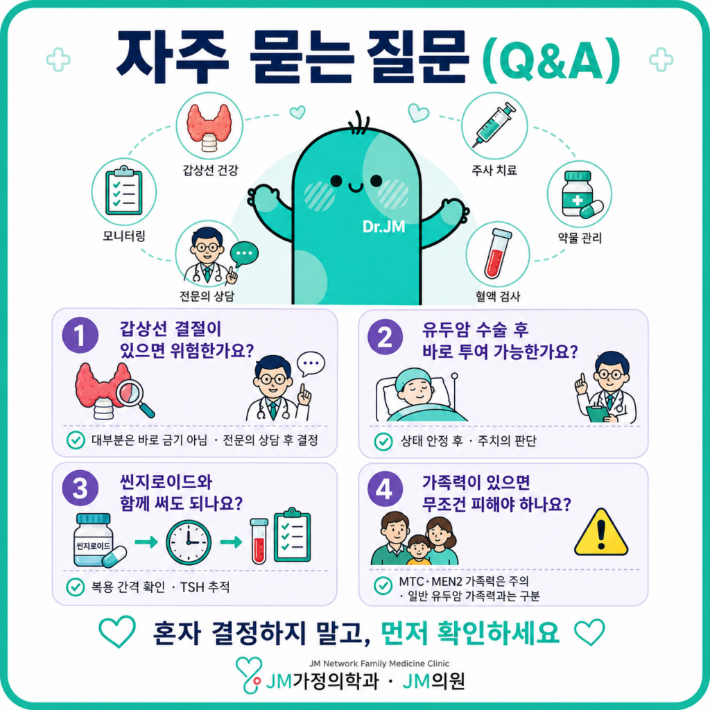 마운자로 갑상선 질문
