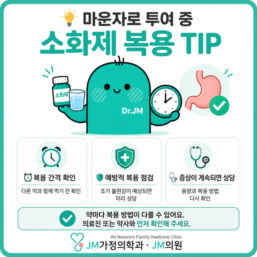 마운자로소화제복용