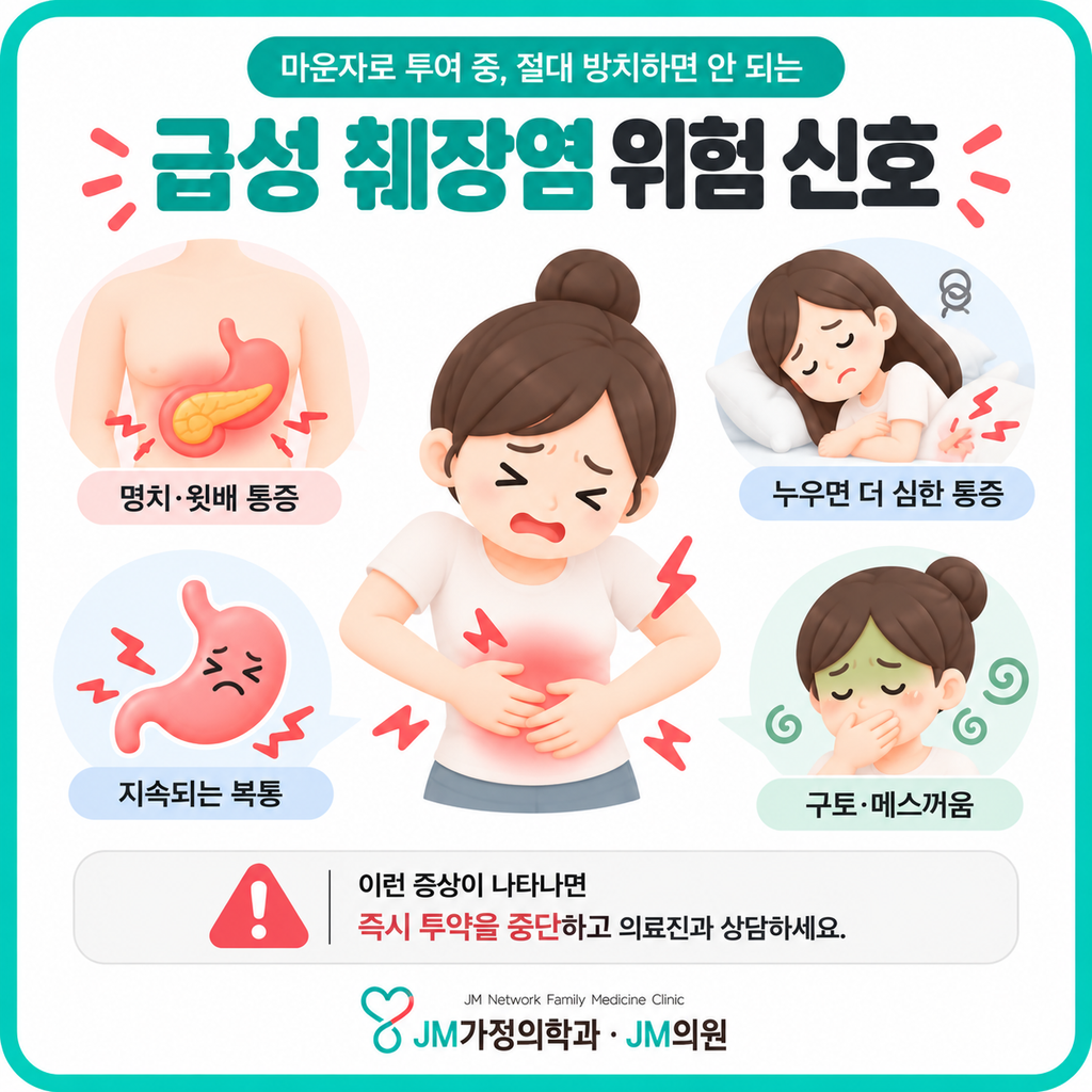 마운자로췌장염