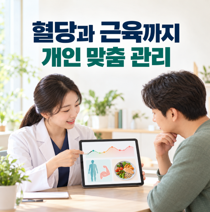 혈당과 체성분 식습관을 함께 확인하는 맞춤형 다이어트 상담