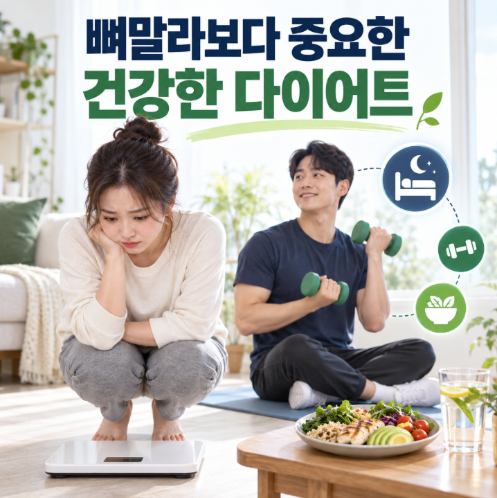 뼈말라 다이어트보다 건강한 감량이 중요한 이유