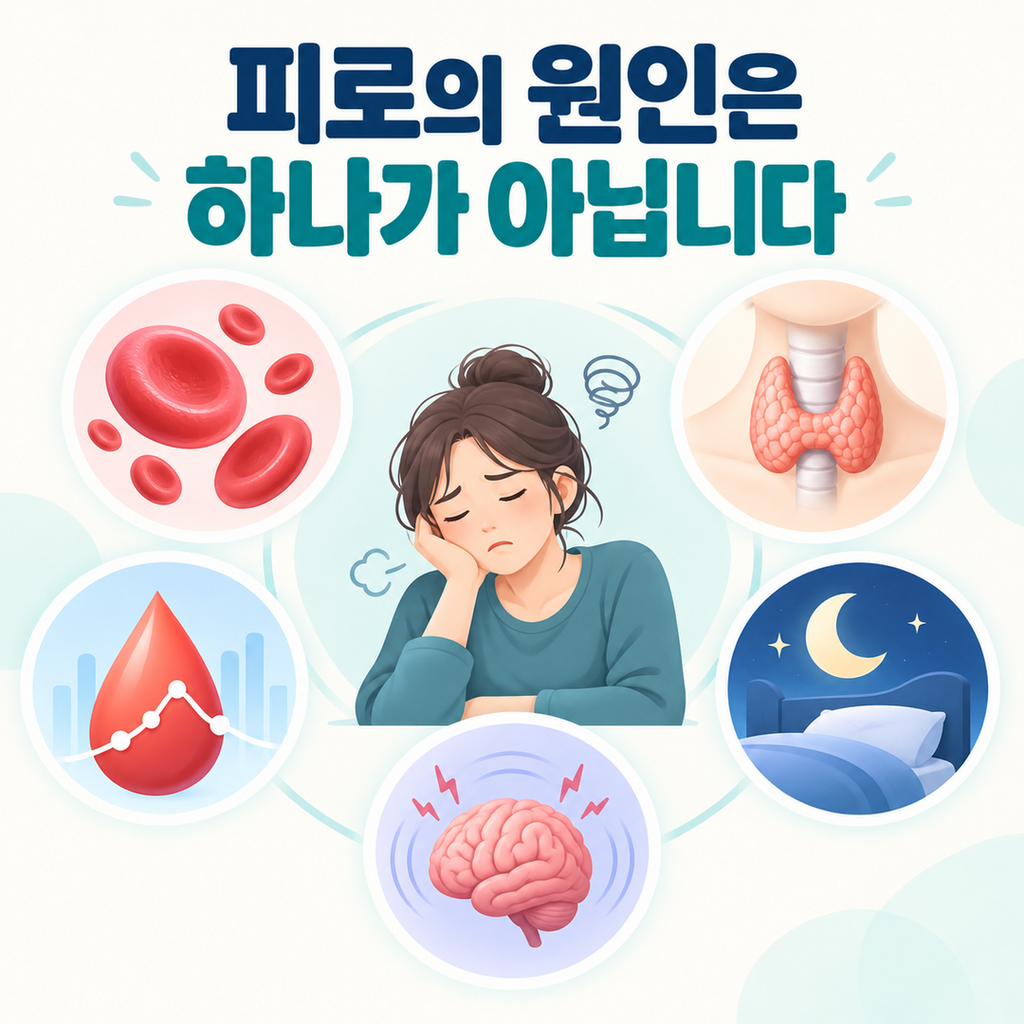 중년 만성 피로에서 확인해야 할 주요 원인