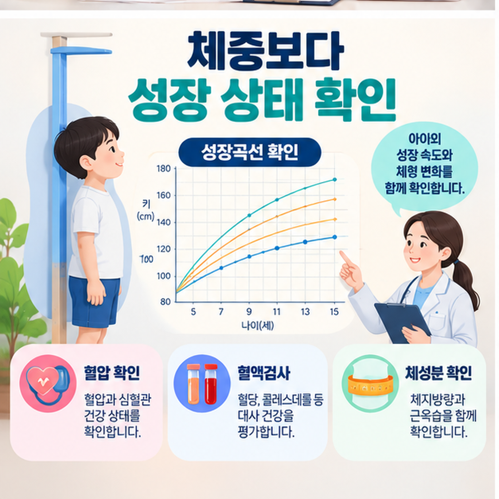 소아비만 성장곡선과 건강검사