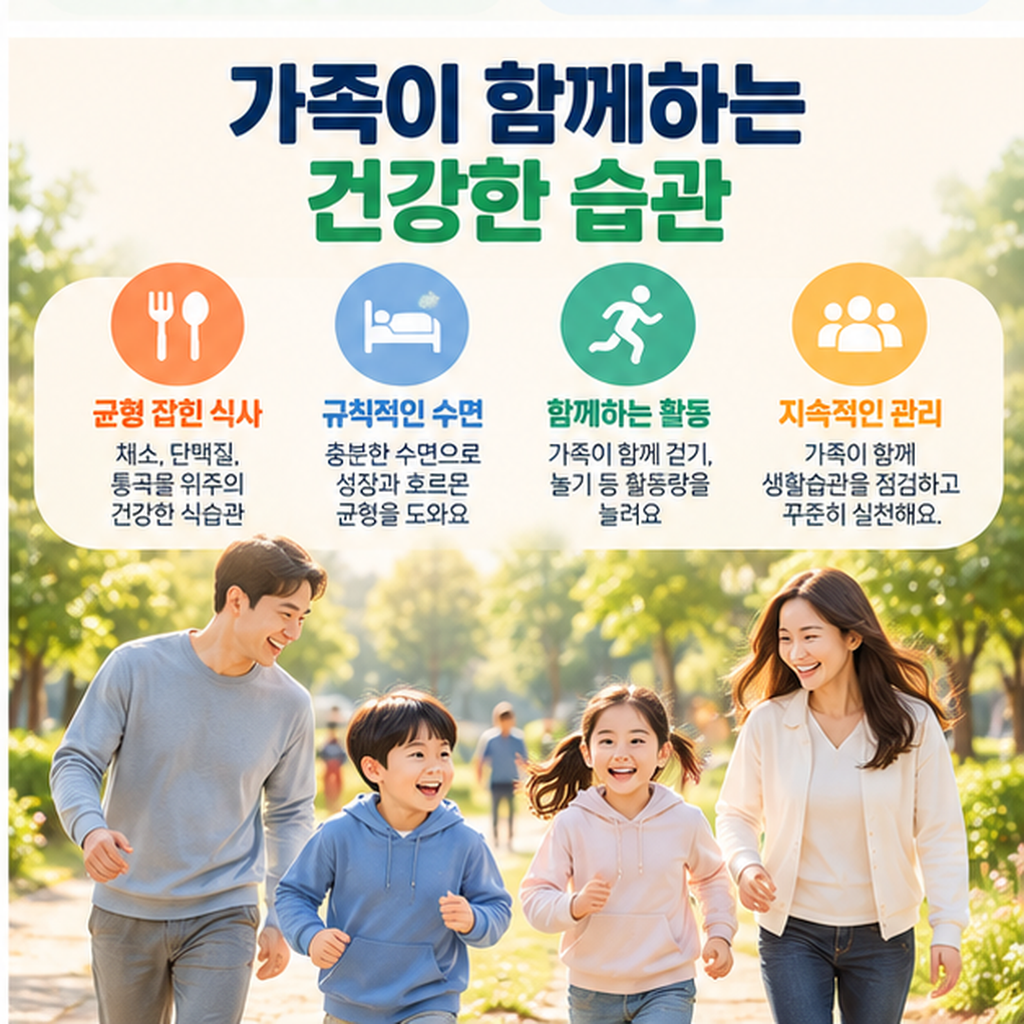 가족이 함께하는 건강한 식습관