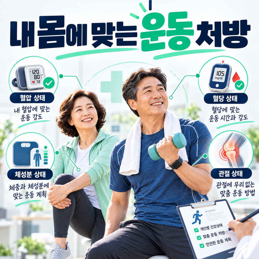 중년 이후 유산소 운동과 근력운동의 균형