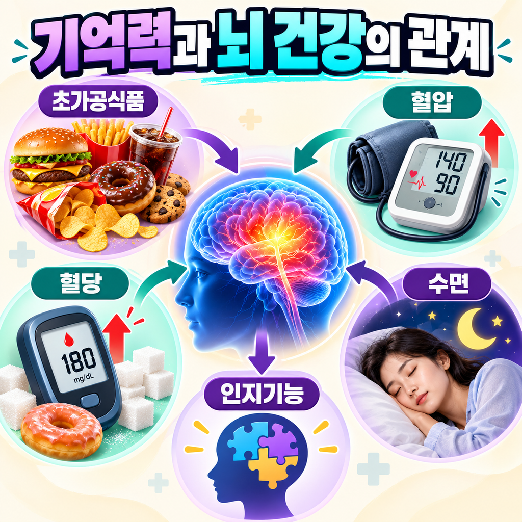 초가공식품과 기억력 건강