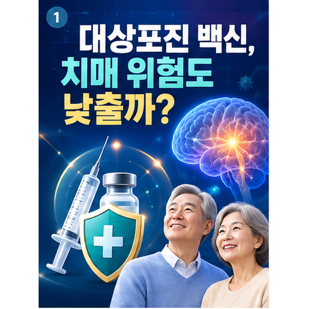 대상포진 백신과 치매 위험 감소 연구