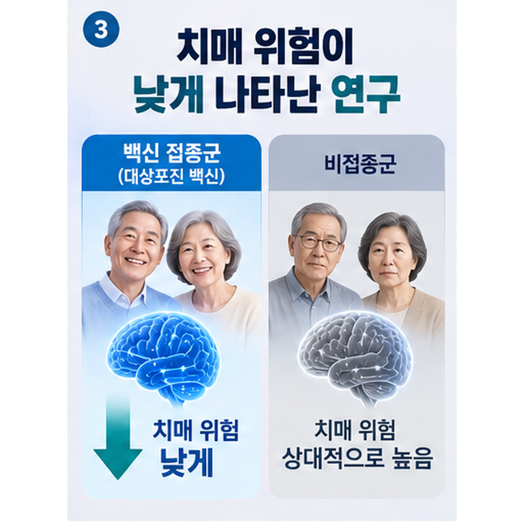 대상포진 백신 접종과 치매 발생 위험