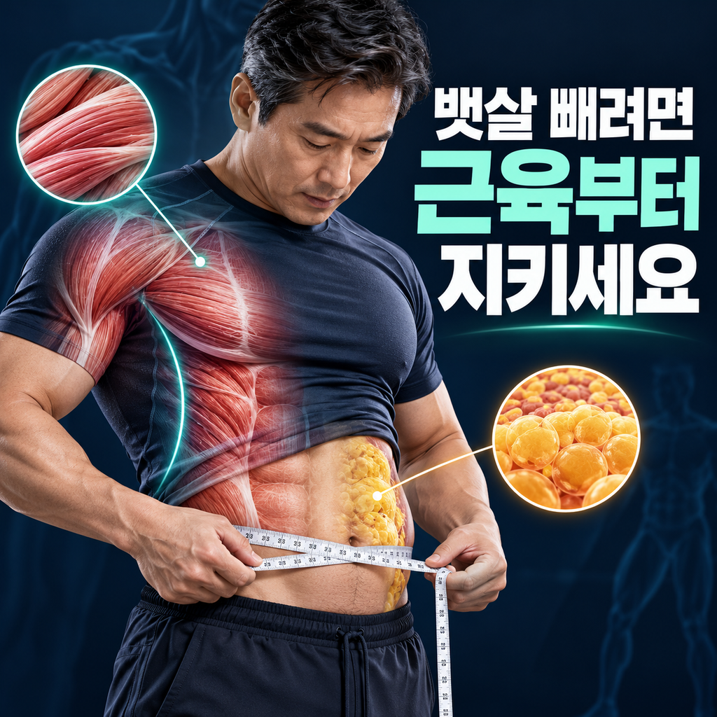 중년 다이어트에서 근손실과 복부지방을 함께 관리해야 하는 이유