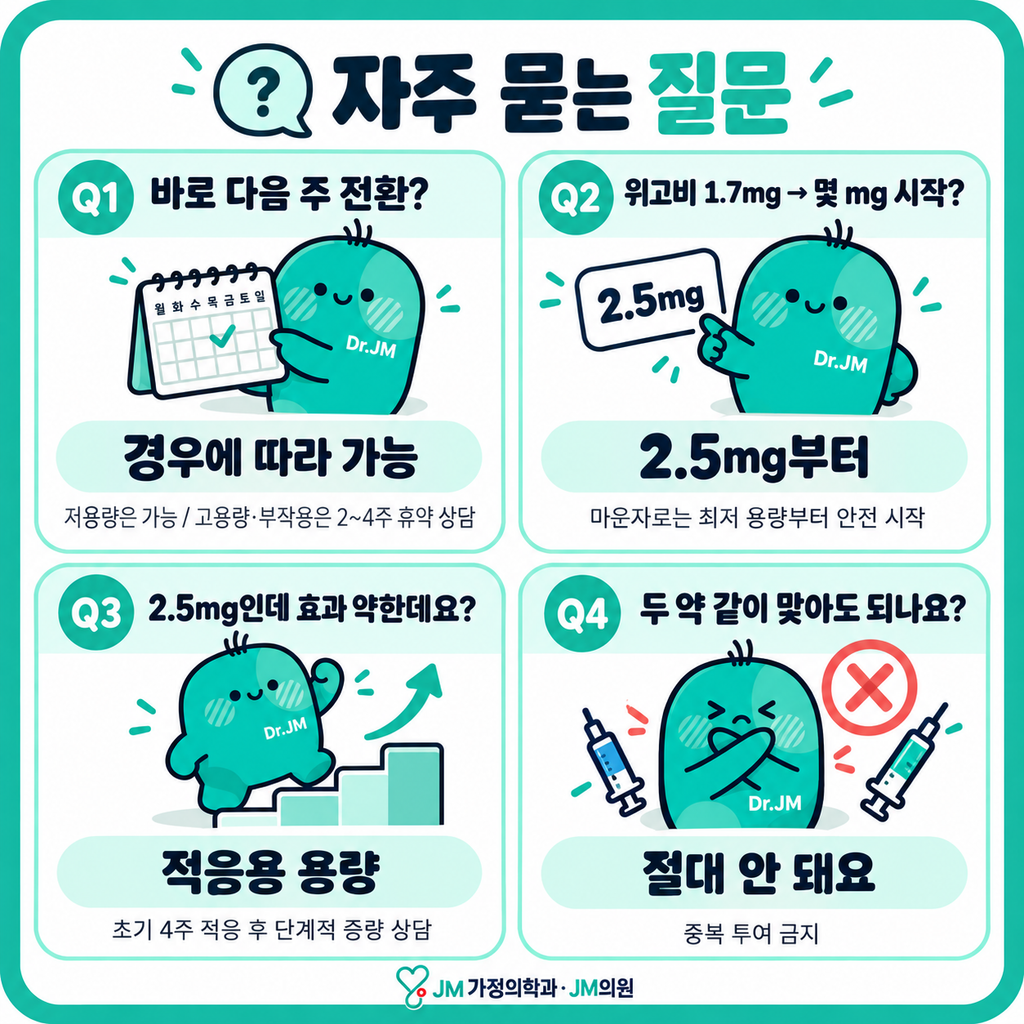위고비에서마운자로교체
